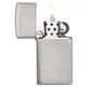 Zippo upaljač Slim Brushed Chrome