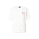VERO MODA Majica VMPAULINA THEA pastelno rdeča / bela