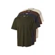Only & Sons Majica ONSFRED temno modra/temno rjava/svetlo siva/oliva