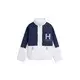 TOMMY HILFIGER Prehodna jakna marine / temno oranžna / bela