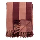 Bordo rdeča odeja iz recikliranega bombaža 130x160 cm Frello – Bloomingville