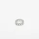 Prstan TwoJeys Cuban Monogram Ring Silver 60 mm
