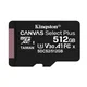 Memorije kartice KINGSTON SDCS2/512GB/microSD/512GB/Class U1/100MB/s-85MB/s+adapter
