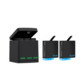 TELESIN Polnilec za 3 baterije + 2 dodatni bateriji za GoPro Hero 8/7/6/5 Black