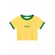 Another Cotton Lab Majica Carrer Del Sol rumena/zelena