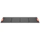 VEVOR Sestavni sončni panel 150W zložljiv monokristaliničen 1695x590x13 mm črn