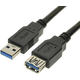 Extended cable USB kabel 3.0, Super-speed 5Gbps A-A, 1m ku3paa1bk