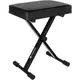 Revoltage Keyboard Bench 3000 Kovinska klavirska stolica Black