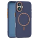 Leather Grip MagSafe maska za iPhone 17 - Plava