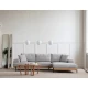 Atelier del Sofa Ugaona garnitura Eti 98x78x280cm Siva