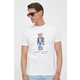 Pamučna majica Polo Ralph Lauren boja: bijela, s tiskom