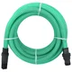Vidaxl Sesalna cev s PVC priključki zelena 1 7 m PVC