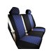 HD UL-AG23002BL univerzalni prošiveni set presvlaka za sjedalo, crna/plava