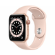 Apple Watch Series 6 (GPS + Cellular, 44mm, Gold Aluminum, Pink Sand Sport Band)