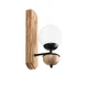Brilagi - LED zidno svetlo COTTAGE 1xG9/40W/230V hrast/bela