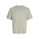JACK & JONES Majica JORHyeres bež/cijansko modra/rjava/pastelno zelena