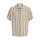 JACK & JONES Srajca JJEJEFF kremna/rjava/črna