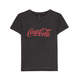 Cropp - Majica s natpisom Coca-Cola - tamno siva