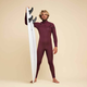 Odijelo za surfanje surf 900 od neoprena 4/3 mm muško crno