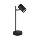 Globo 57918TB - Stona lampa JAMES 1xGU10/5W/230V crna