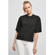 Womens Organic Oversized T-Shirt Black Color