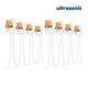 Ultrasonic nastavki za Philips Sonicare A3 Premium All-in-One, 8 kosov, beli