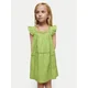 Mayoral Poletna obleka 3930 Zelena Regular Fit