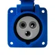 tp electric RAVNA KAMPIRSKA VTIČNICA 230V 16A/3P 75x75 MM VDE