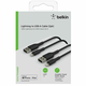 Kabel USB u Lightning Belkin CAA001BT1MBK2PK 1 m Crna (2 kom.)
