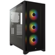 Kućište CORSAIR iCUE 4000X Mid-Tower/ATX/kaljeno staklo/bez napajanja/RGB/crna