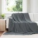 vidaXL Obloge 6 pcs Temno siva 220 x 240 cm Flis