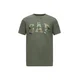 GAP Majica EVERYDAY rjava/kaki/oliva/temno zelena