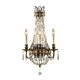 Elstead Lighting Elstead Bellini Stenska svetilka s 3 lučkami, britanska bronasta, oksidirana bronasta, E14, (22098889)