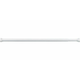 Teleskopski drog za zaveso, 63–105 cm, bel - Bela - 24 - Aluminij - Obešanje na steno - Aqualine - 63-105 cm