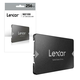 SSD 256GB LEXAR NS100, 2.5”, up to 520MB/s Read and 440 MB/s write, SATA 3