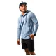 Moški pulover Bauer LTWHT Stripe Hoodie Blue Horizon XL