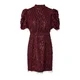 YAS Koktejl obleka YASILZA bordo