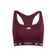 ADIDAS PERFORMANCE Športni nederček kostanj rjava/bela