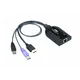 Aten KA7188-AX KVM kabel črne barve, kovinski, vijoličen