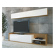 HANNAH HOME TV komoda Kale - tikovina, bela