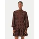 Bardot Cocktail obleka 58421DB Temno rjava Regular Fit