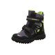 SUPERFIT Čizme za snijeg, crna / neonsko zelena
