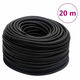 Vidaxl Hibridna zračna cev črna 0,6 20 m guma in PVC