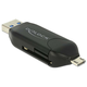 DeLOCK 91734 USB/Micro-USB Black card reader
