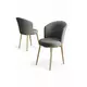 HANAH HOME Set stolica (2 dela) Risa Grey Gold