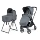 Peg Perego Switch voziček in Flex košara 2v1, modra