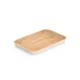 Servirni pladenj NBA237 22 x 15 cm, rjava, bambus, Pebbly