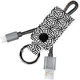 Logilink USB 2.0 Type C cable privezak, C/M na USB - A/M, bela / crna
