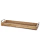 Dekorativni pladenj Wood Collection rjav 8x60,5x18
