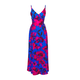 Trendyol Pink-Multicolored Floral Relaxed Maxi Woven 100% Viscose Dress